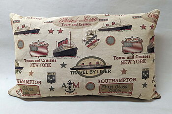 Titanic Ocean Liners pillow 40x65 cm