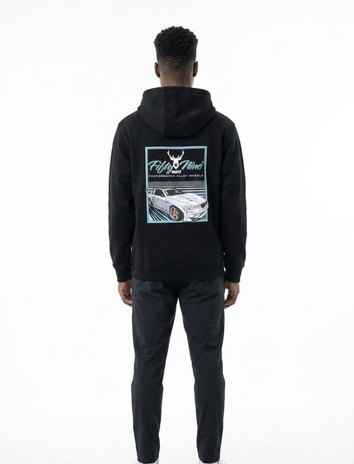 59°North Wheels Hoodie "E92 Eurofighter" svart