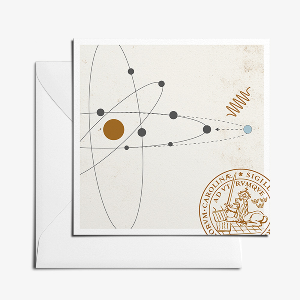 Folded card with envelope, 5-pack, Nobel Prize in Physics 2023