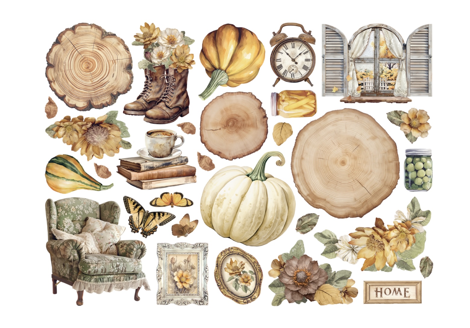 Stamperia Golden Harmony Die Cuts  - 2