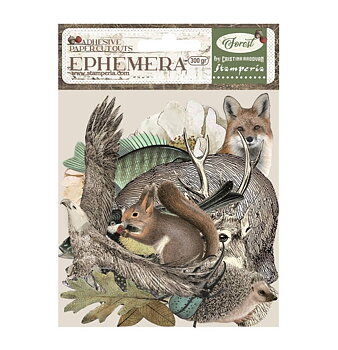 Stamperia Forest Adhesive Cut-outs Ephemera 
