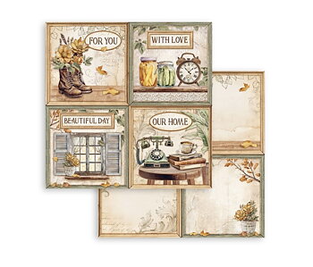 Stamperia - Golden Harmony - 4 cards 