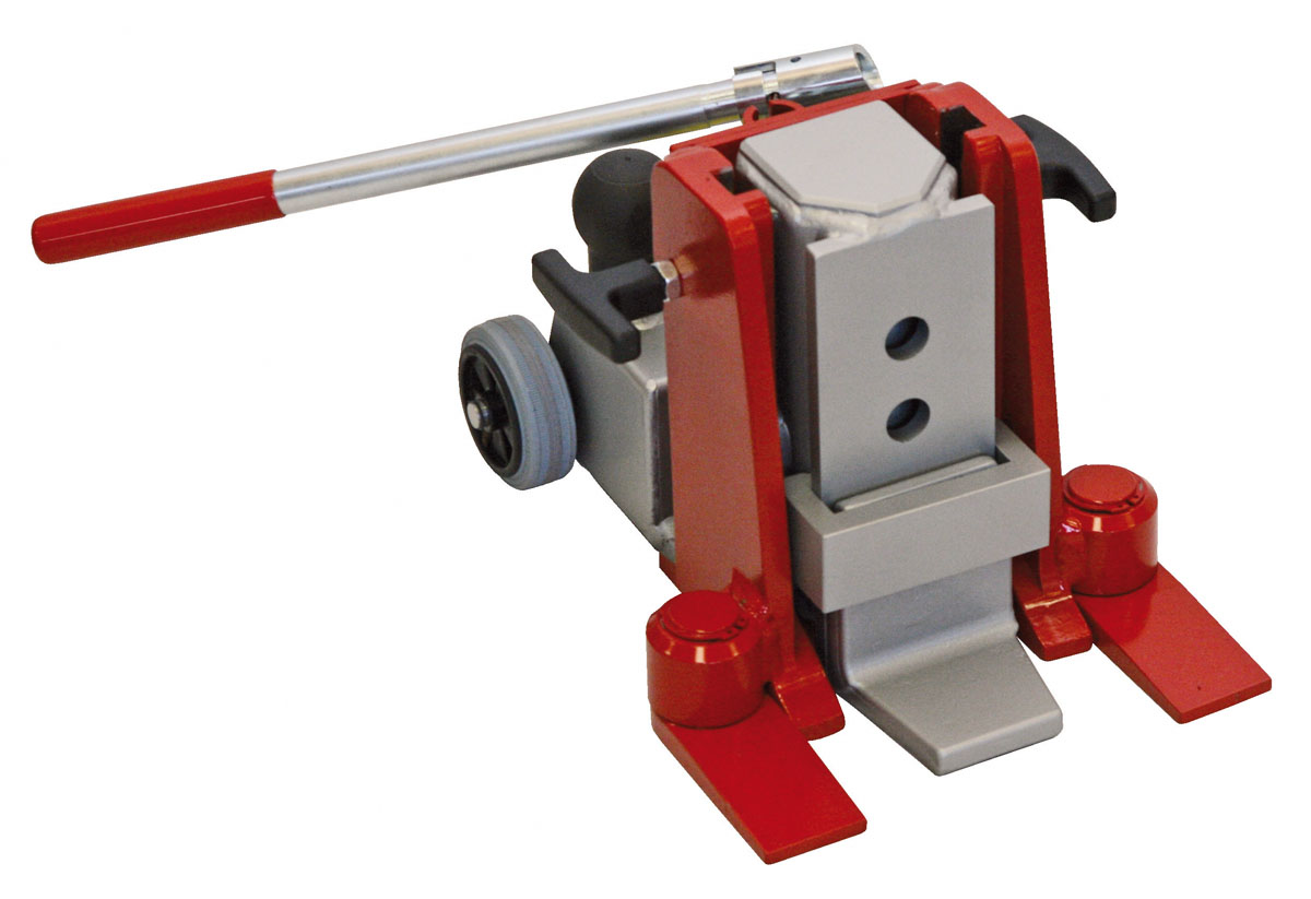 Hydraulisk domkraft JUNG JH 10 G PLUS KU med integrerad pumpenhet / Maxlast: 10 ton