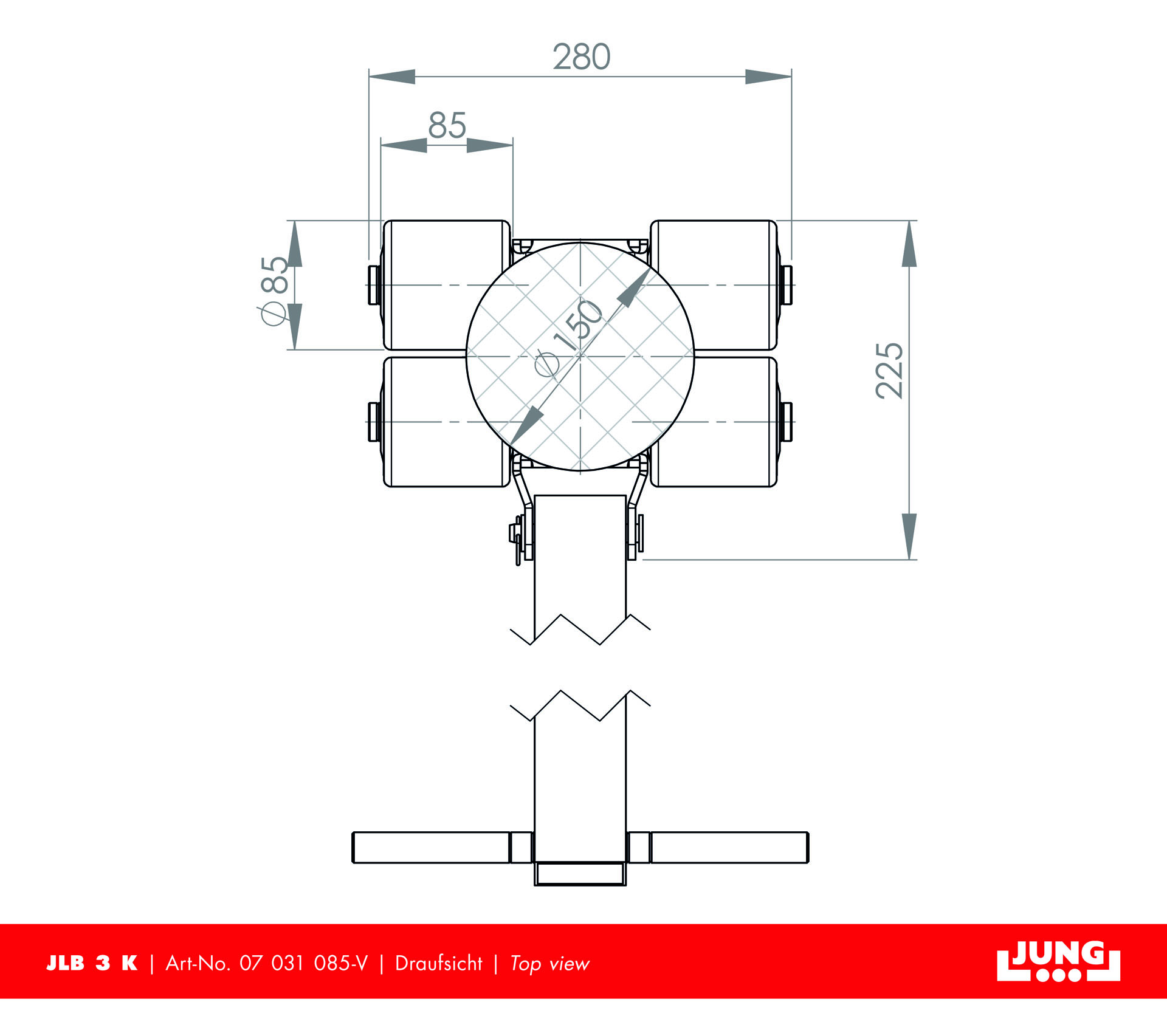 Maskinskridsko JLB 3 K - 5