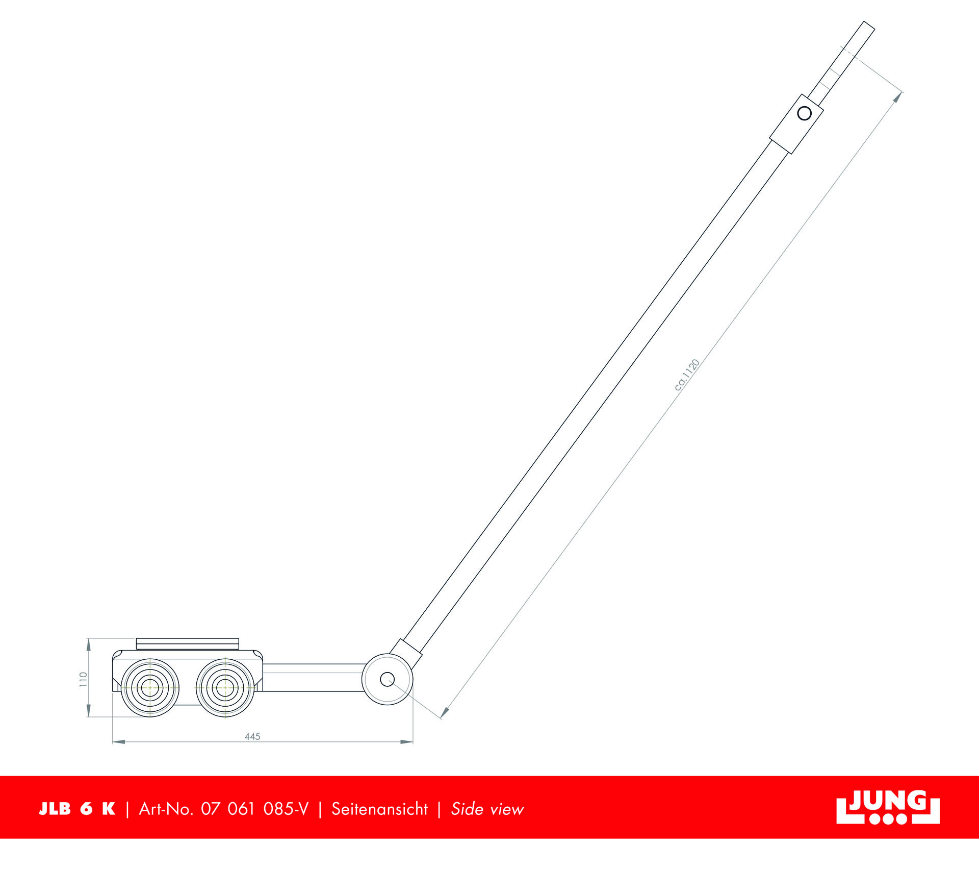 Maskinskridsko JLB 6 K  - 3