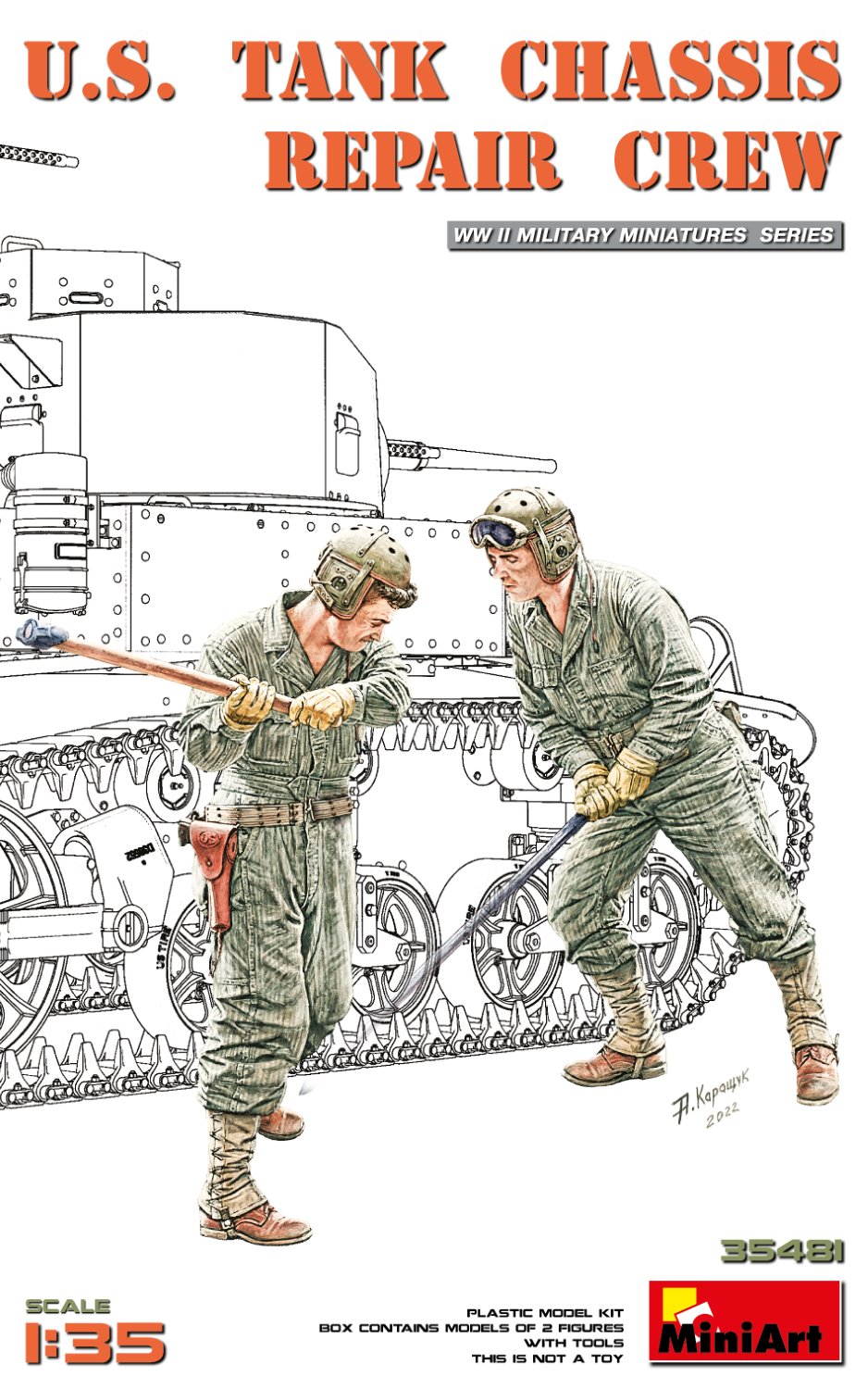 1/35 U.S. Tank Chassis Repair Crew