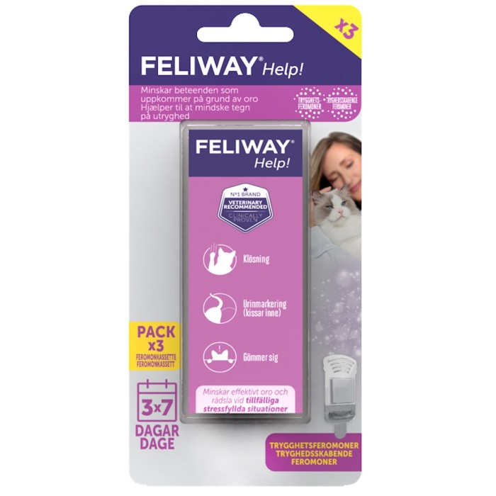 Feliway Help Geurverspreider Navulling 3-pack