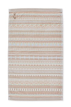 Pip Studio Gästhandduk Geometric Print Sand 