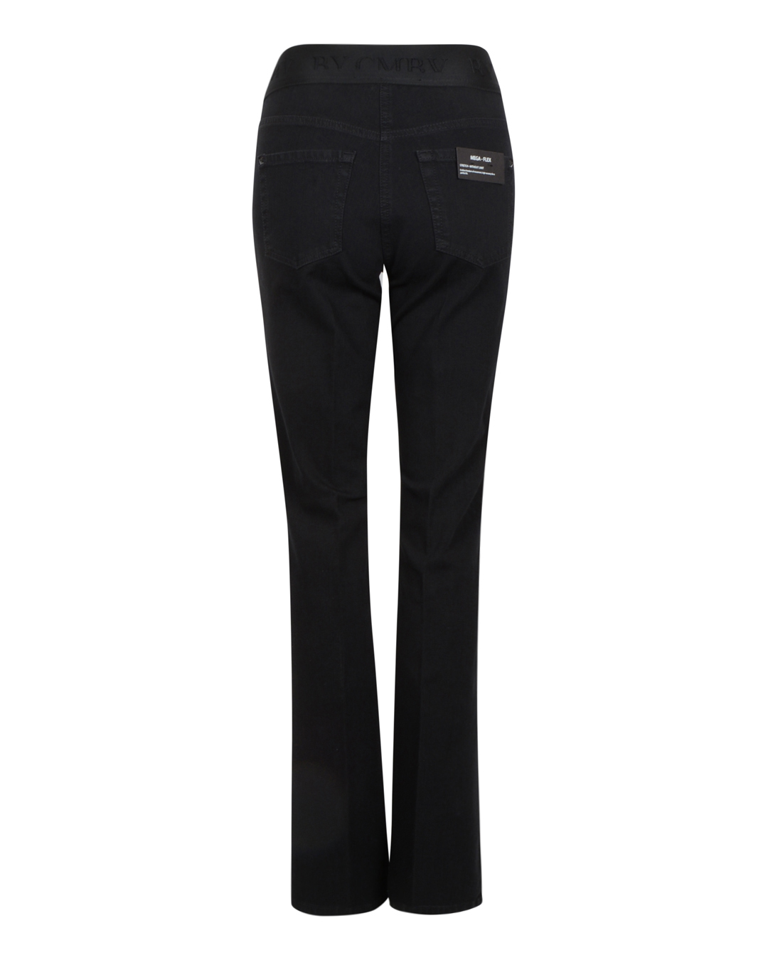 Jeans Philia flared resår i midjan svart - 2