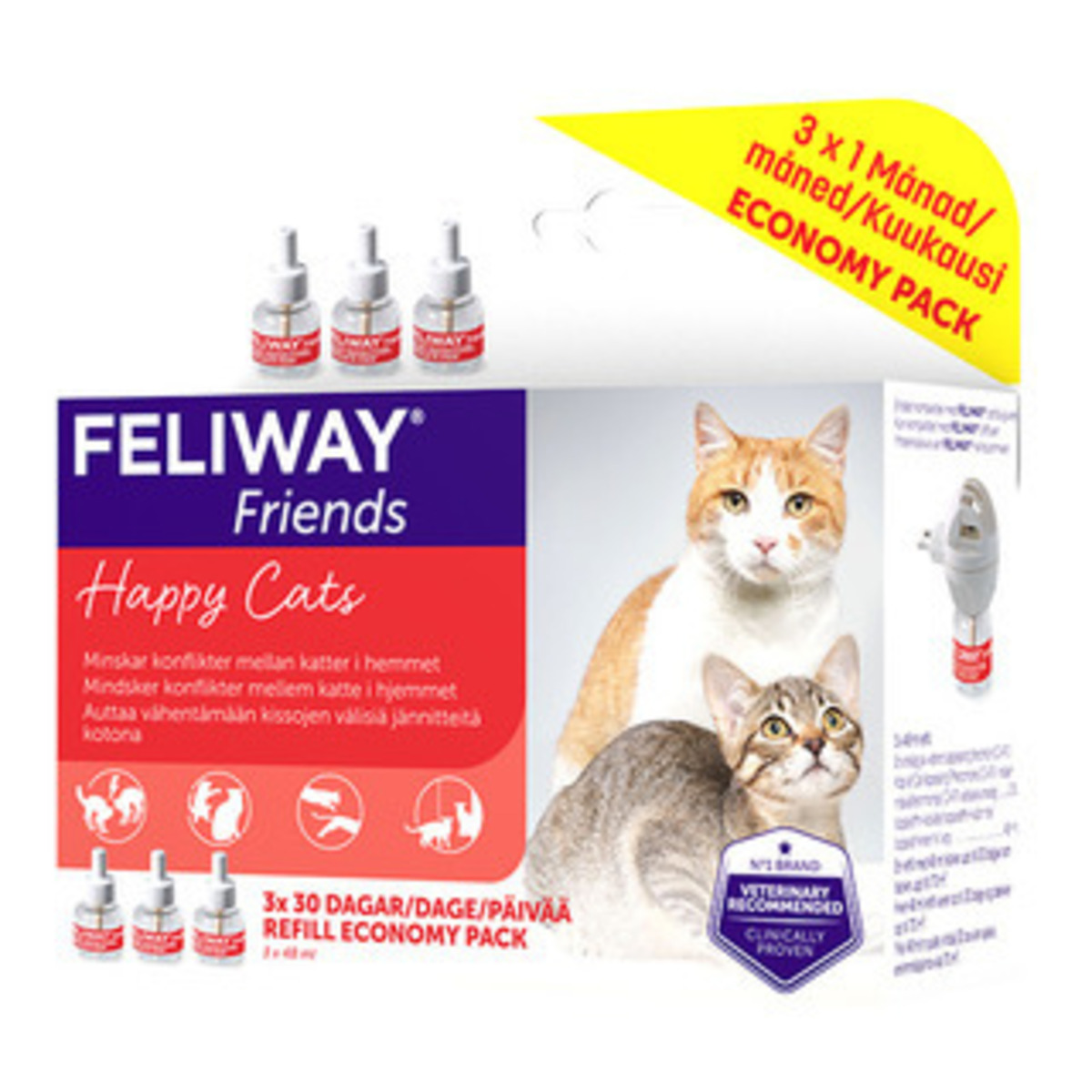 FELIWAY navulling Friends (3 X 48 ml)