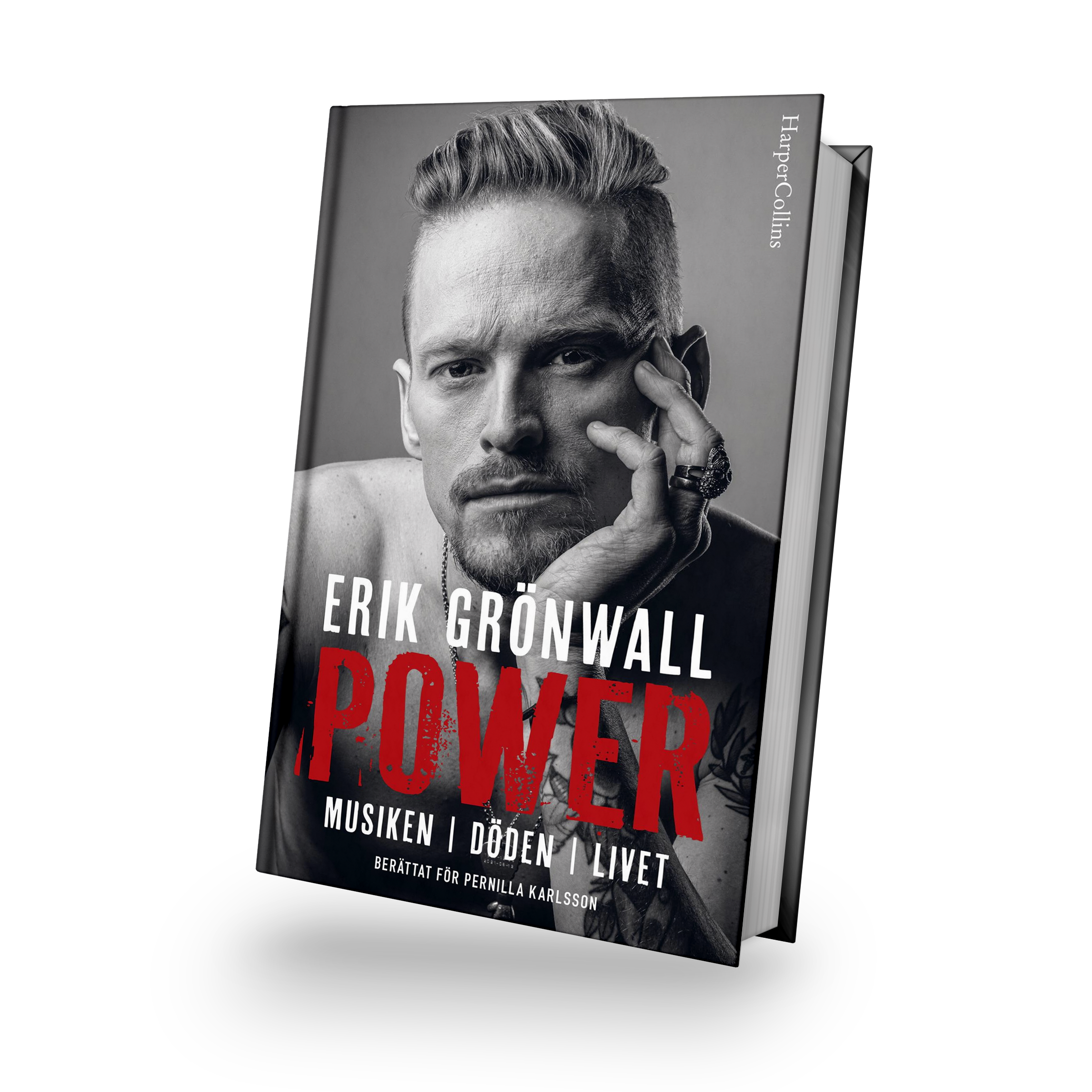 ERIK GRÖNWALL - MUSIKEN DÖDEN LIVET (BOK) SIGNERAD!