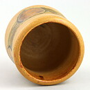 Lisa Larson (1982) Unique Yellow Vase with with Relief Decor 12 cm