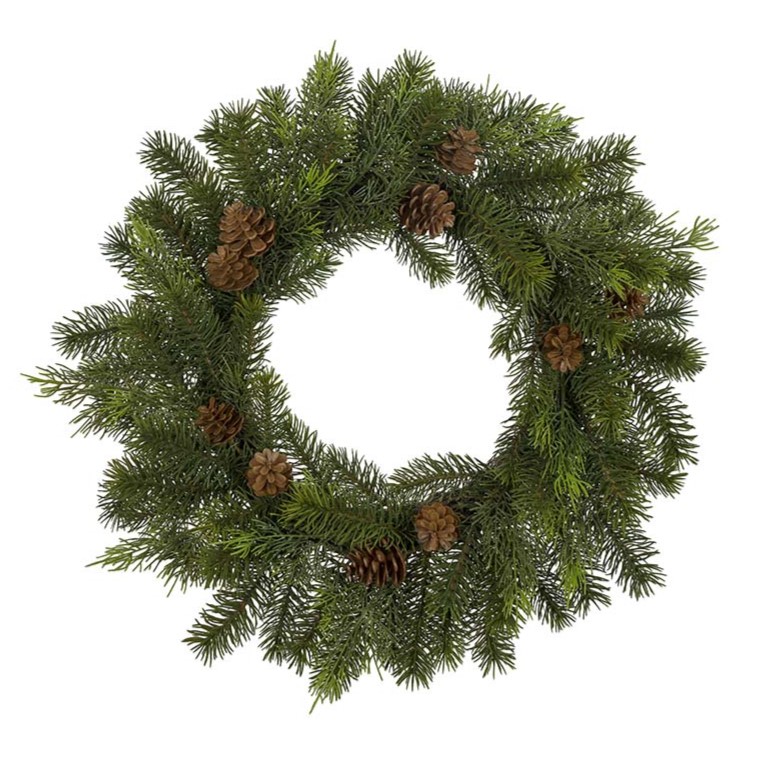 Grankrans Med Kottar - 45 cm