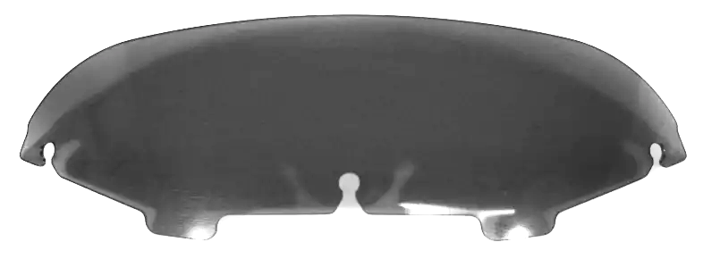 Windshield, FLHX Std 6" Dark Smoke, OEM