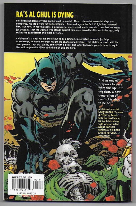 Batman: Death and The Maidens TP NM Solblekt på ryggen