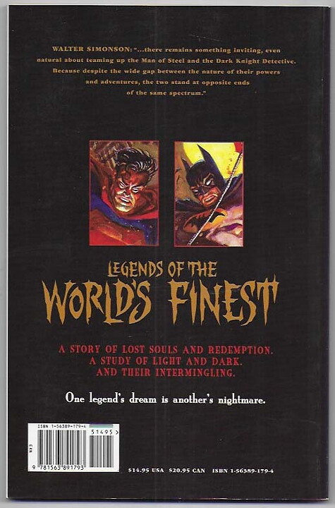 Legends of The World's Finest TP NM- Simonson Brereton