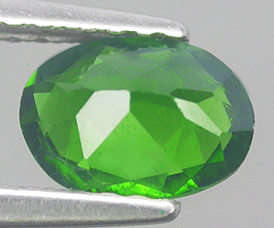 0,77 ct de cromodiópsido natural, tamaño calibrado ovalado de 7 x 5 mm - 2