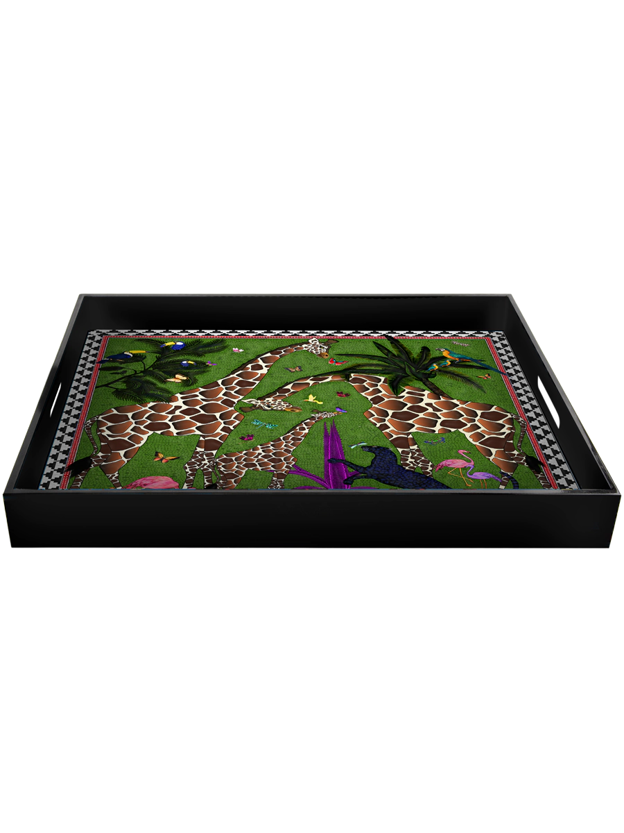ORTIGIA Bricka Giraffe Green - 2