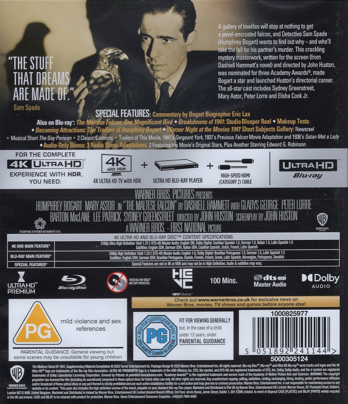 Maltese Falcon (ej svensk text) (4K Ultra HD + Blu-ray)  - 2