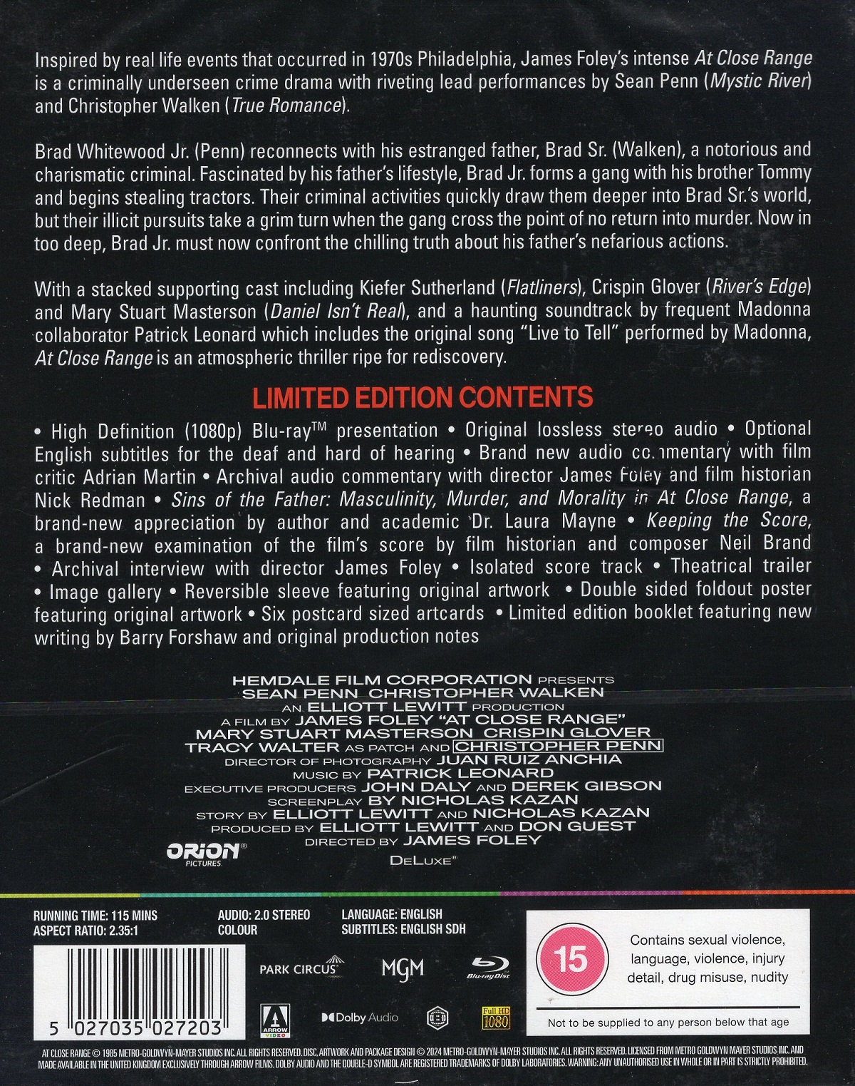At Close Range (Limited Edition) (ej svensk text) (Blu-ray) - 2