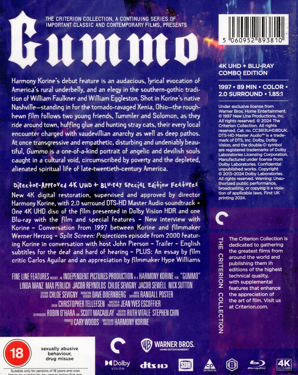 Gummo (Criterion Collection) (ej svensk text) (4K Ultra HD + Blu-ray) - 2