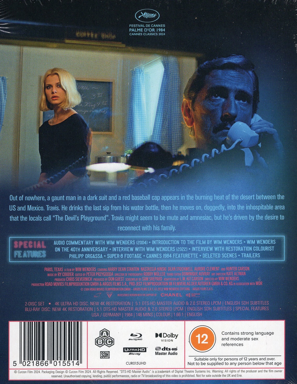 Paris, Texas (Limited Edition) (ej svensk text) (4K Ultra HD + Blu-ray) - 2