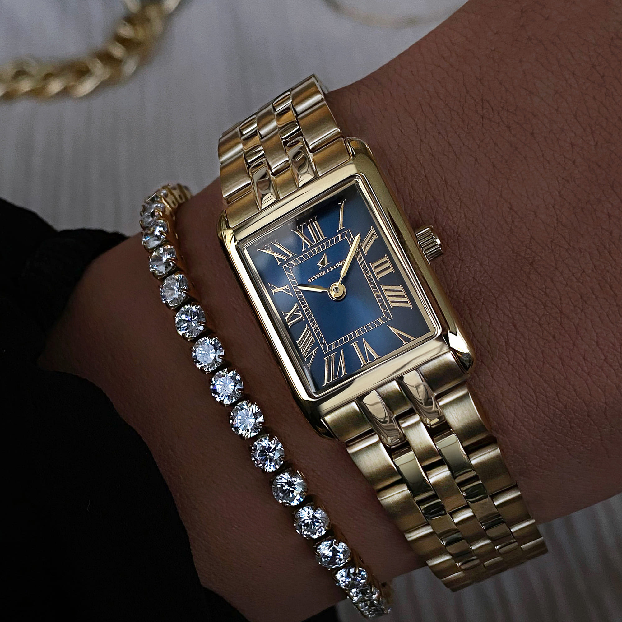 Gala Gold & Navy Blue - 7