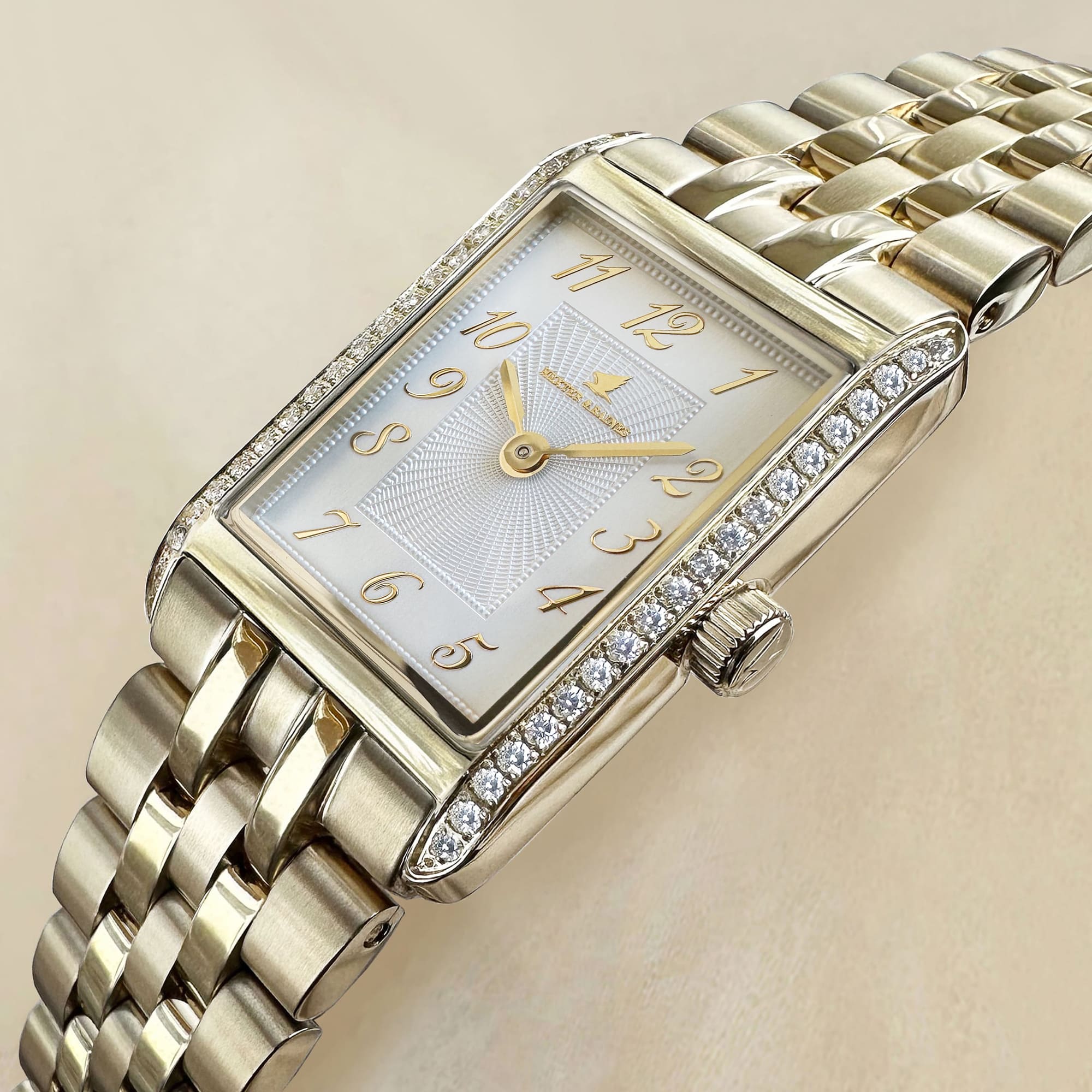 Gala Numerals Pavé, Gold & White - 2