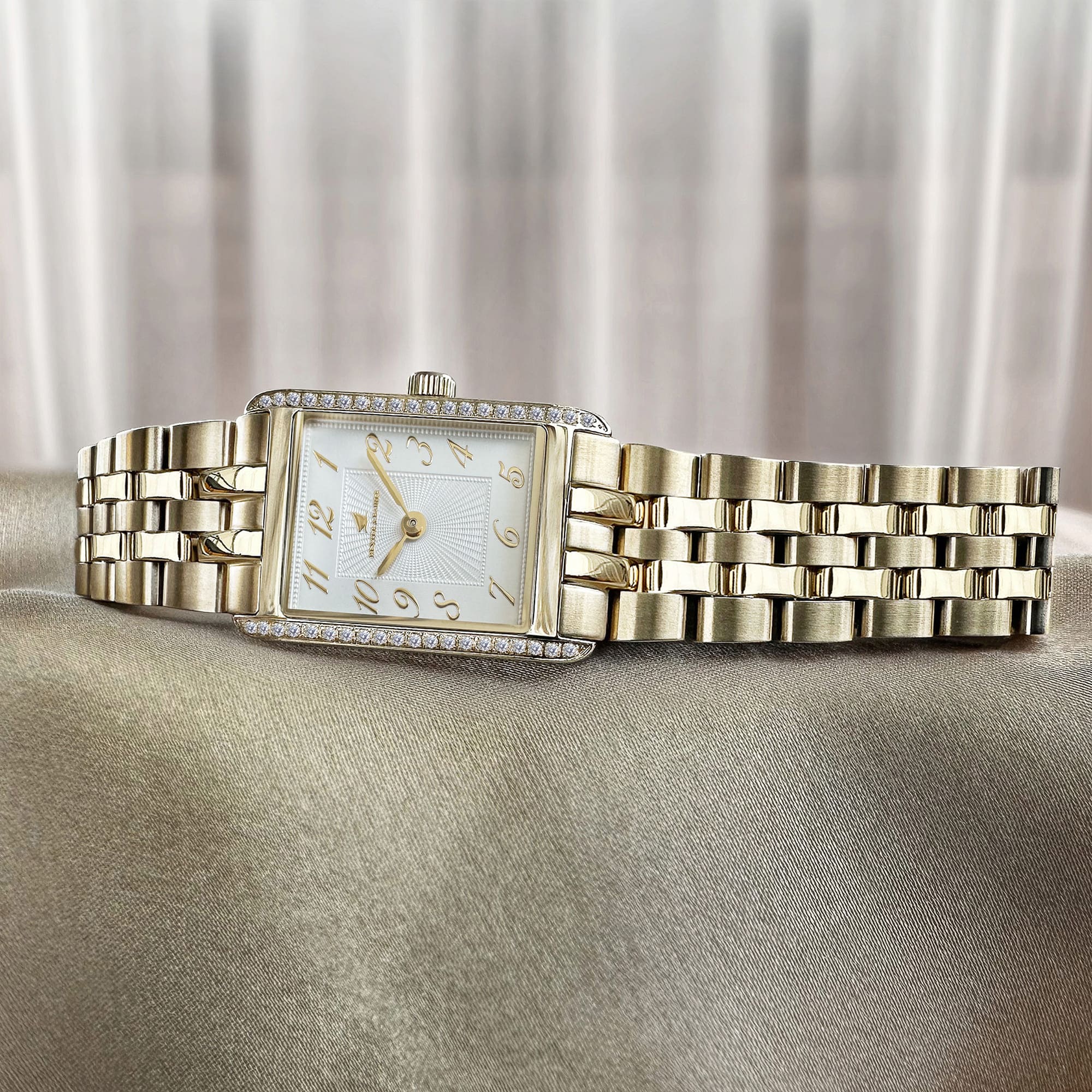 Gala Numerals Pavé, Gold & White - 4