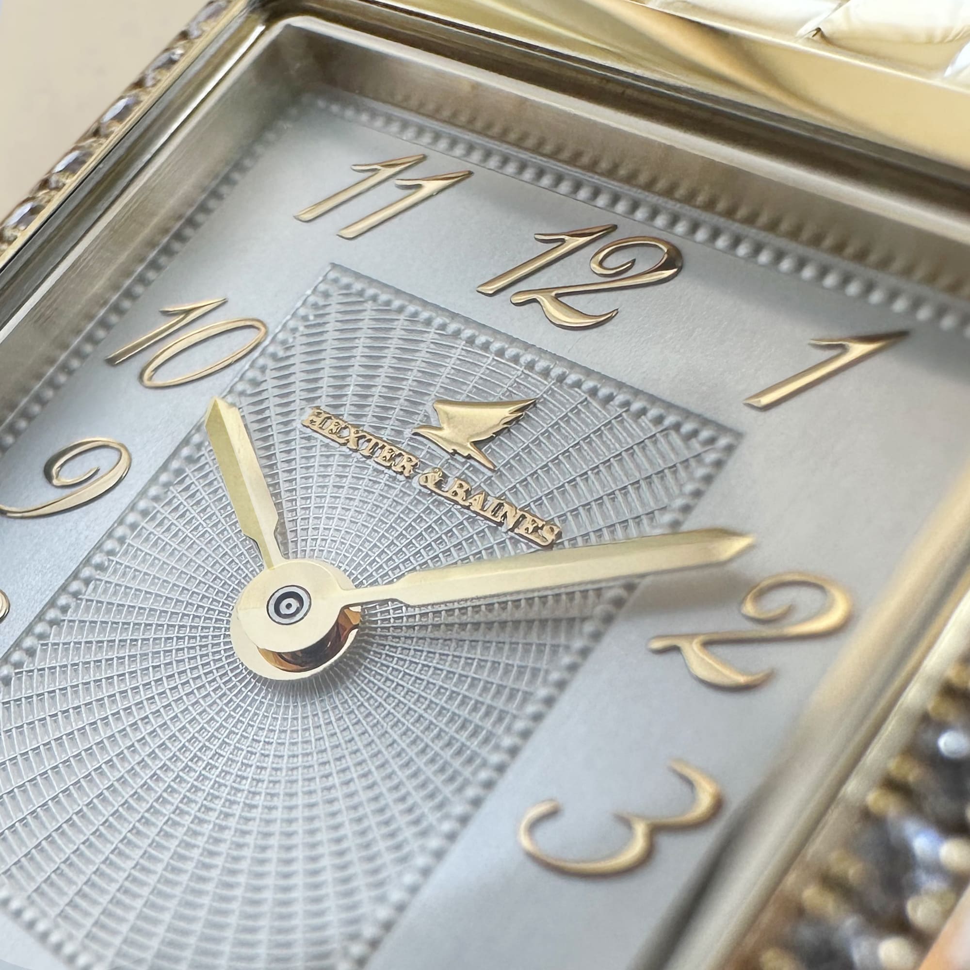 Gala Numerals Pavé, Gold & White - 5