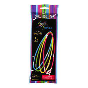 Glow Halsband 4-pack 