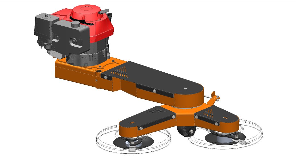 Kantklippare ATV Chapman TS600 PRO (FRI frakt) - 5