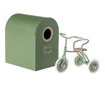Maileg - Abri à tricycle, Mouse - Green