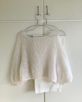 Oversized Raglantröja med kort ärm - Mönster 0 kr