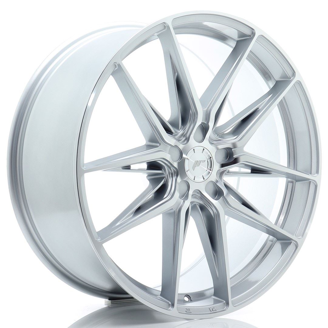 JR Wheels JR44 21x9,5 ET20-45 Oborrad Silver w/ Machined Face