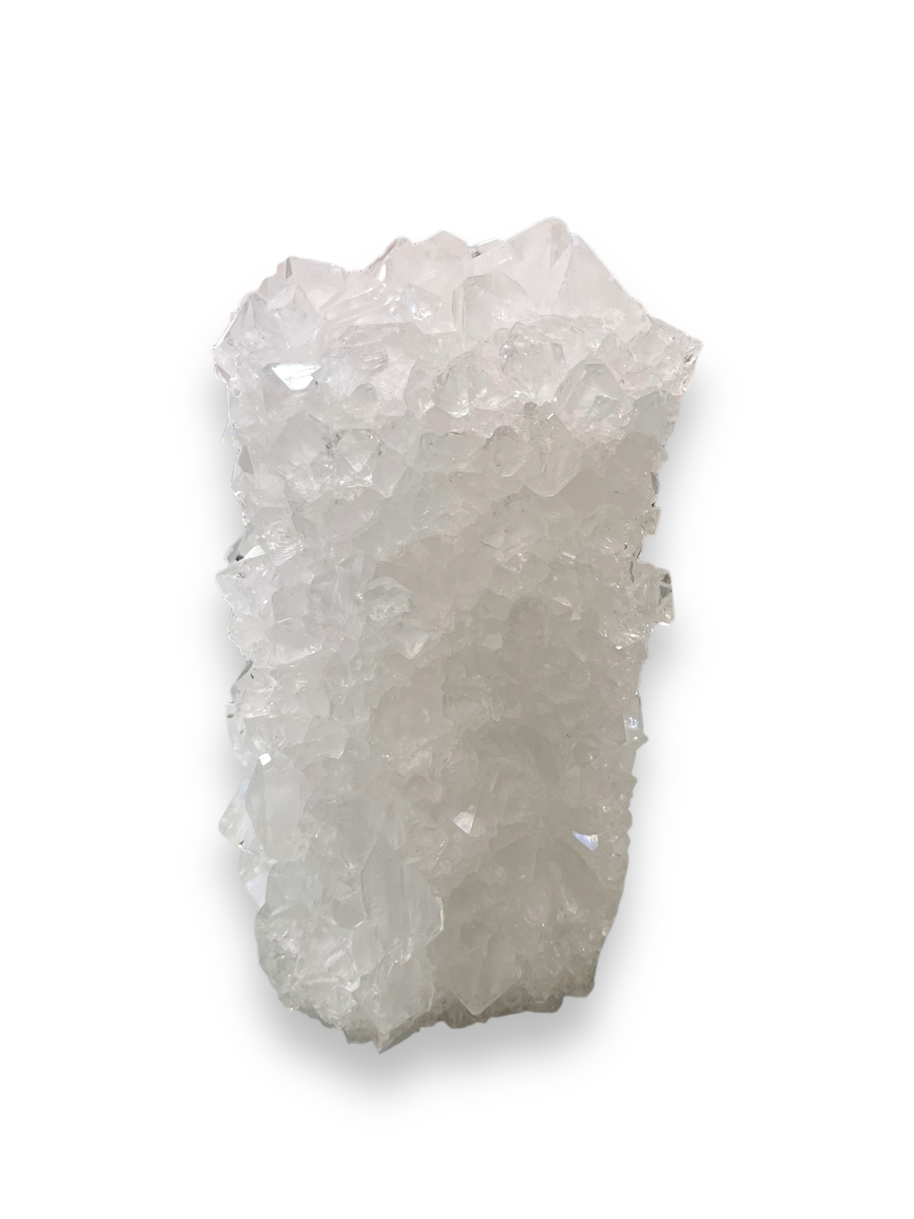 Isaac Monte, crystal vase, small, white