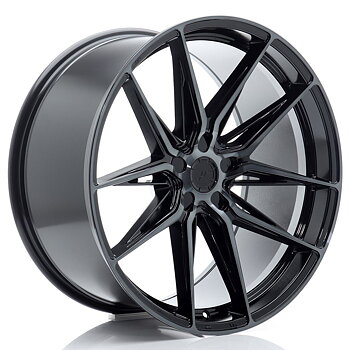 JR Wheels JR44 21x11 ET11-46 Oborrad Black Machined w/Tinted Face