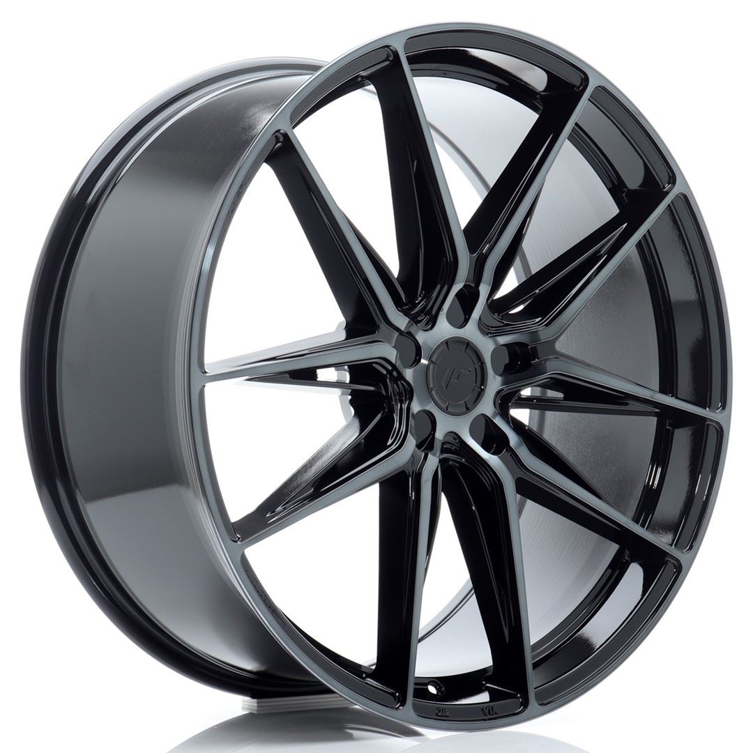 JR Wheels JR44 22x9,5 ET15-40 Oborrad Black Machined w/Tinted Face