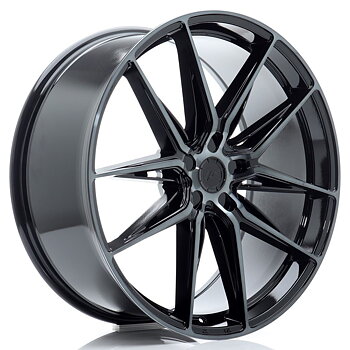 JR Wheels JR44 22x9,5 ET15-40 Oborrad Black Machined w/Tinted Face