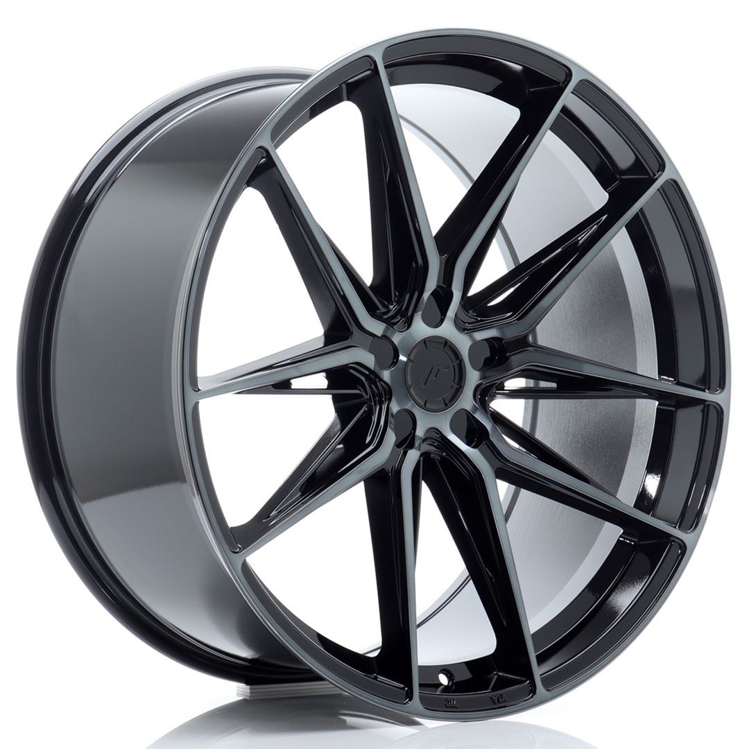 JR Wheels JR44 22x11 ET15-45 Oborrad Black Machined w/Tinted Face