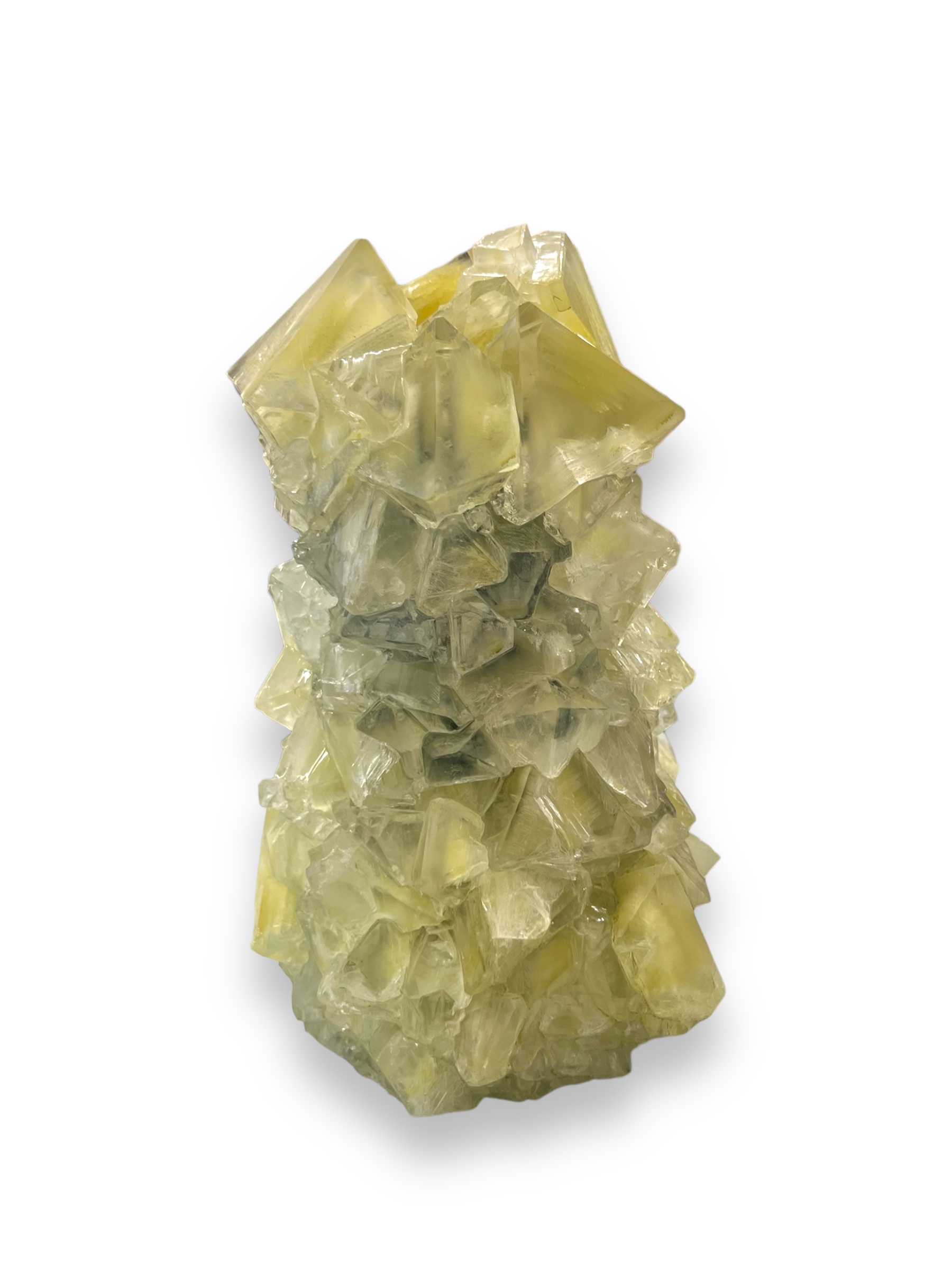 Isaac Monte, crystal vase, small, green