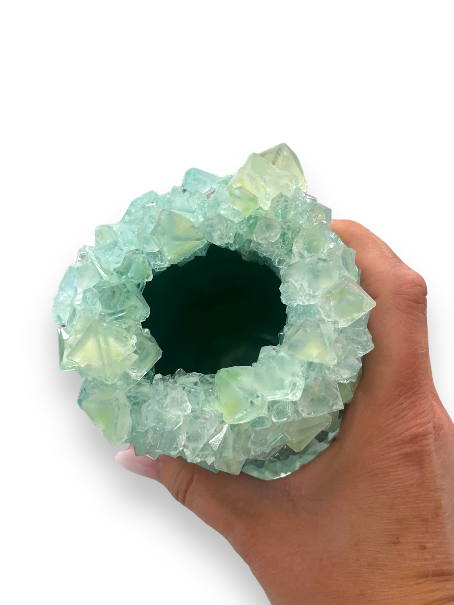 Isaac Monte, crystal vase, medium, mint - 2