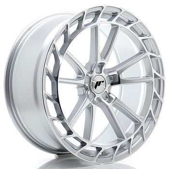 JR Wheels JR45 21x9,5 ET15-35 Oborrad Silver w/Machined Face