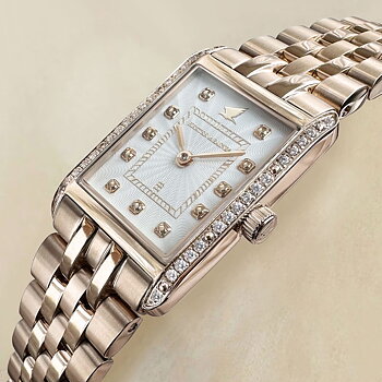 H&B Gala Pavé, Rose Gold & White