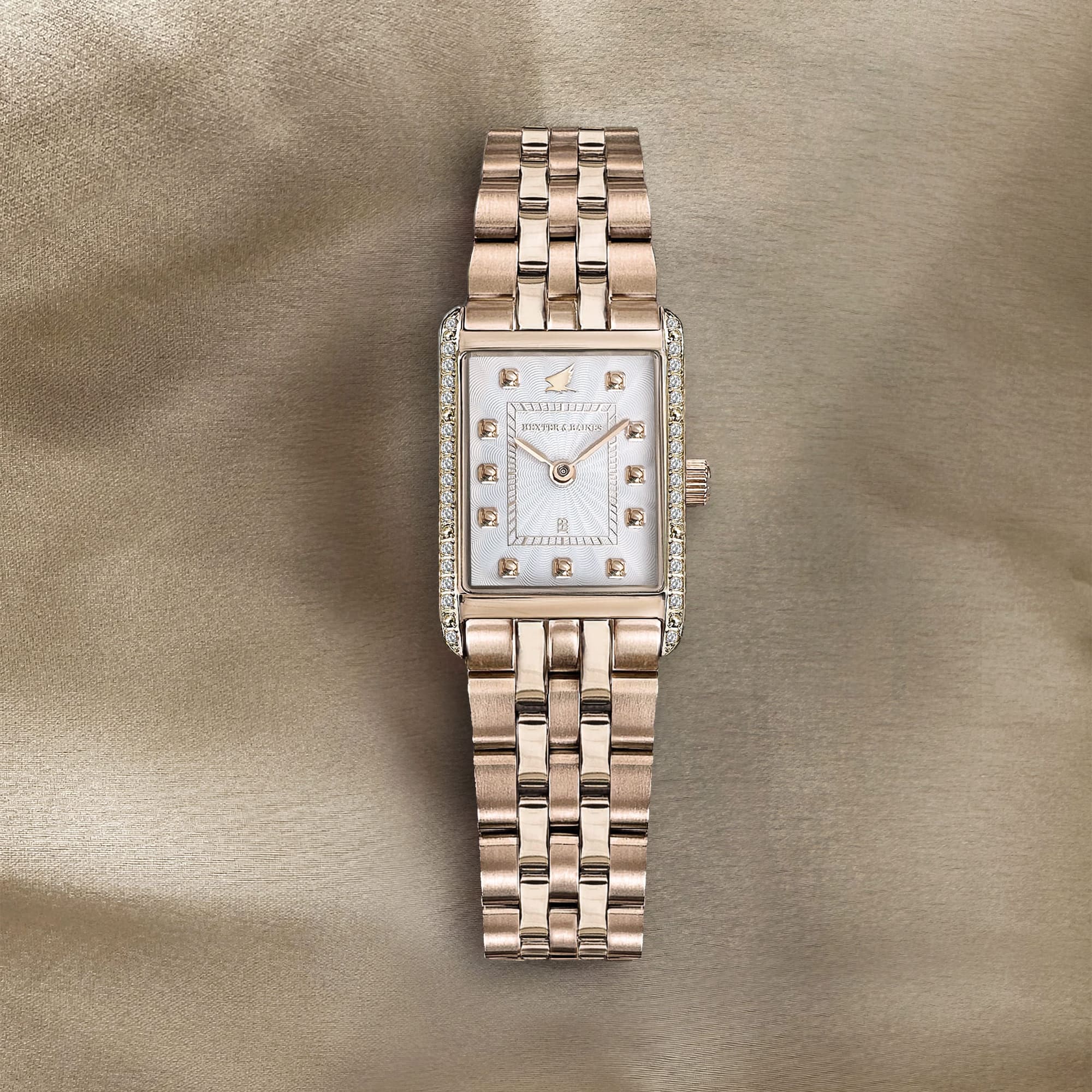 H&B Gala Pavé, Rose Gold & White - 7