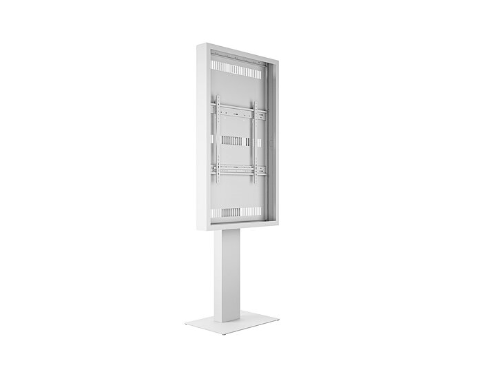 M Pro Series Enclosure 65" Enclosure Kiosk High Brightness White