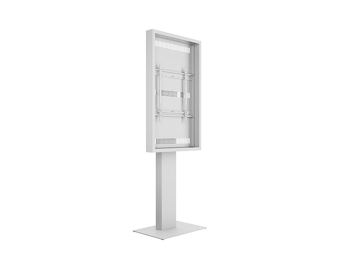 M Pro Series Enclosure 55" Kiosk High Brightness White