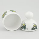 Hilkka-Liisa Ahola (Ruusu 1965) Rounded Jar with Yellow Flower Decor 14 cm