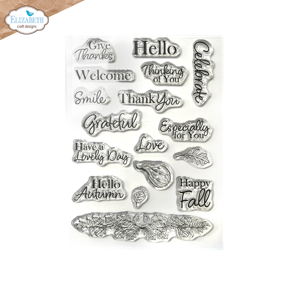 Elizabeth - Autumn Greetings - Clear Stamps