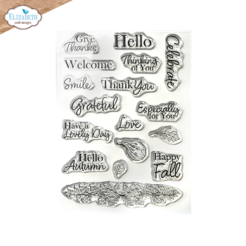 Elizabeth - Autumn Greetings - Clear Stamps